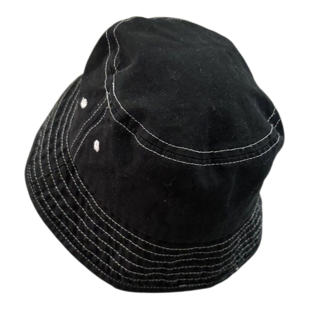 BDG Urban Outfitters 100% Cotton Black with White Contrast Bucket Hat